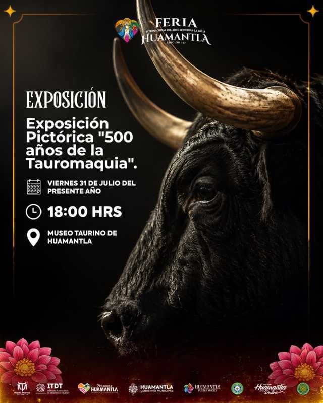 Chava Santos invita a la inauguración de la exposición pictórica '500 Años de Tauromaquia'